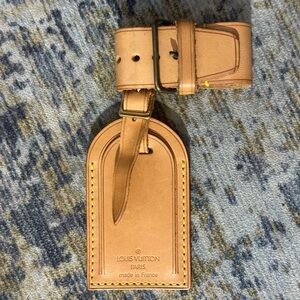 Louis Vuitton Luggage Tag and Poignet